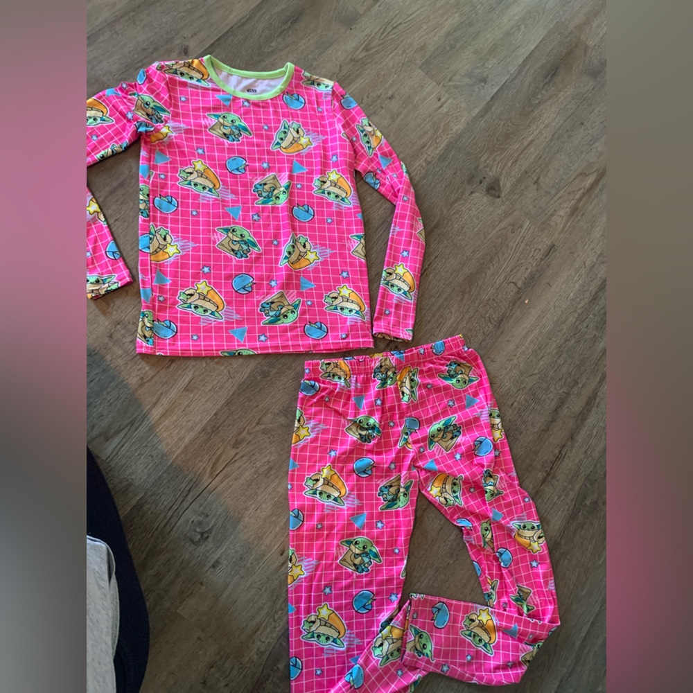 Girls baby yoga pjs